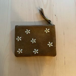 Madewell Daisy Suede Coin Purse